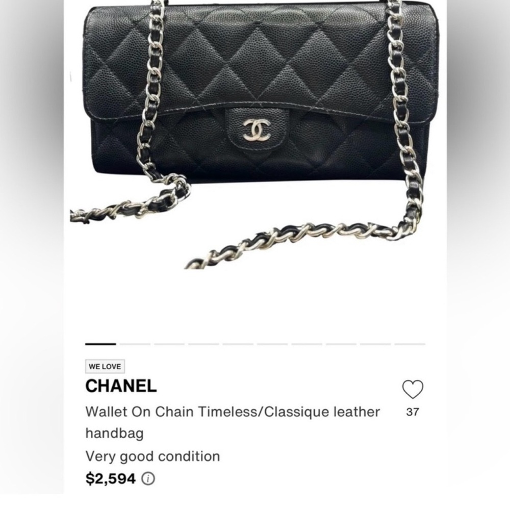 CHANEL Gusset Classic Flap Wallet - Picture 12 of 12
